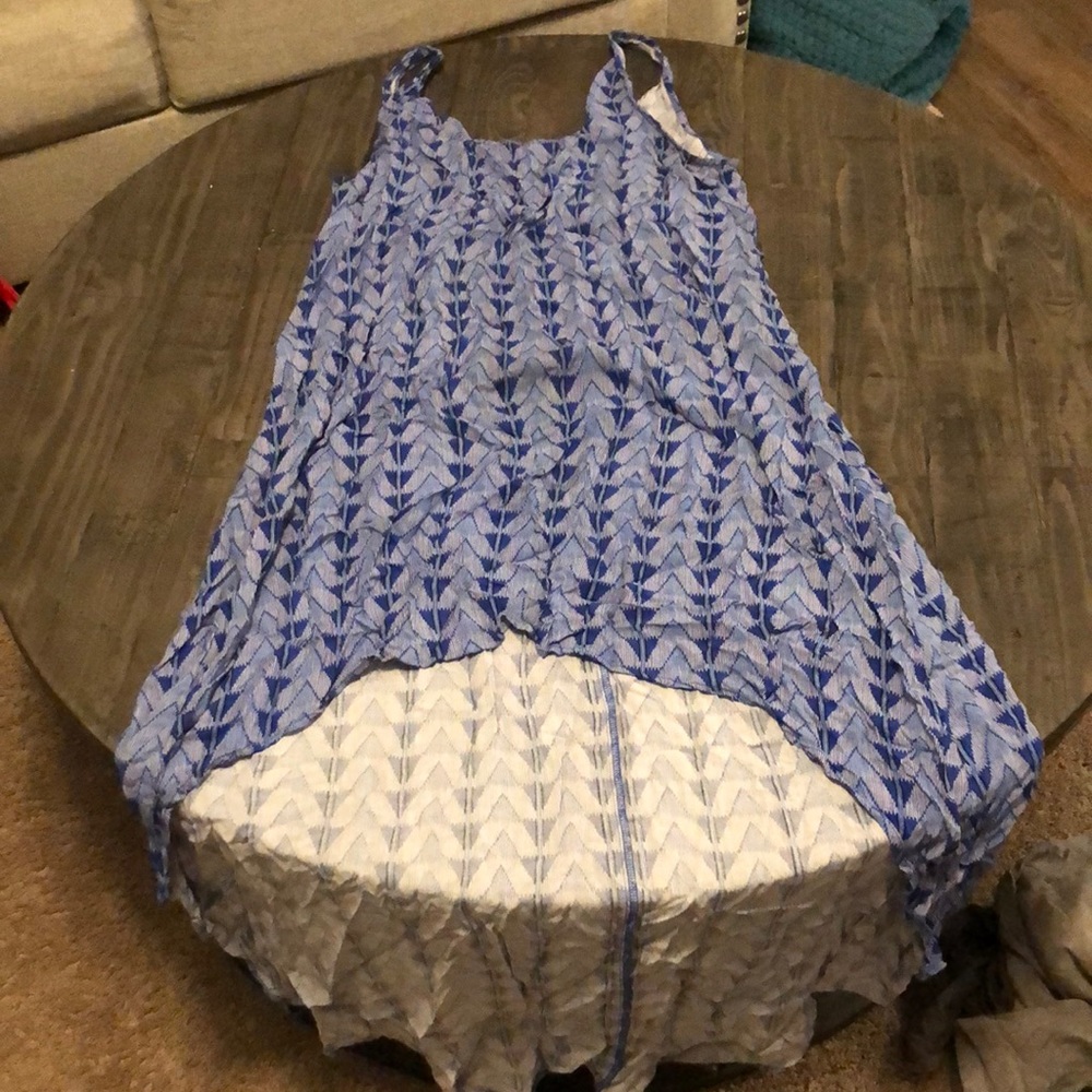 Blue Asymmetrical dress